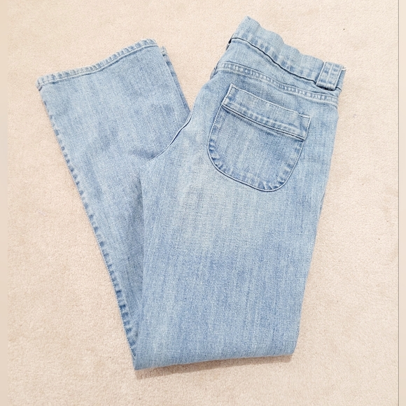 Old Navy Women’s Jeans Size 10 Light Wash Stretch Straight Leg Denim Classic - Picture 5 of 12